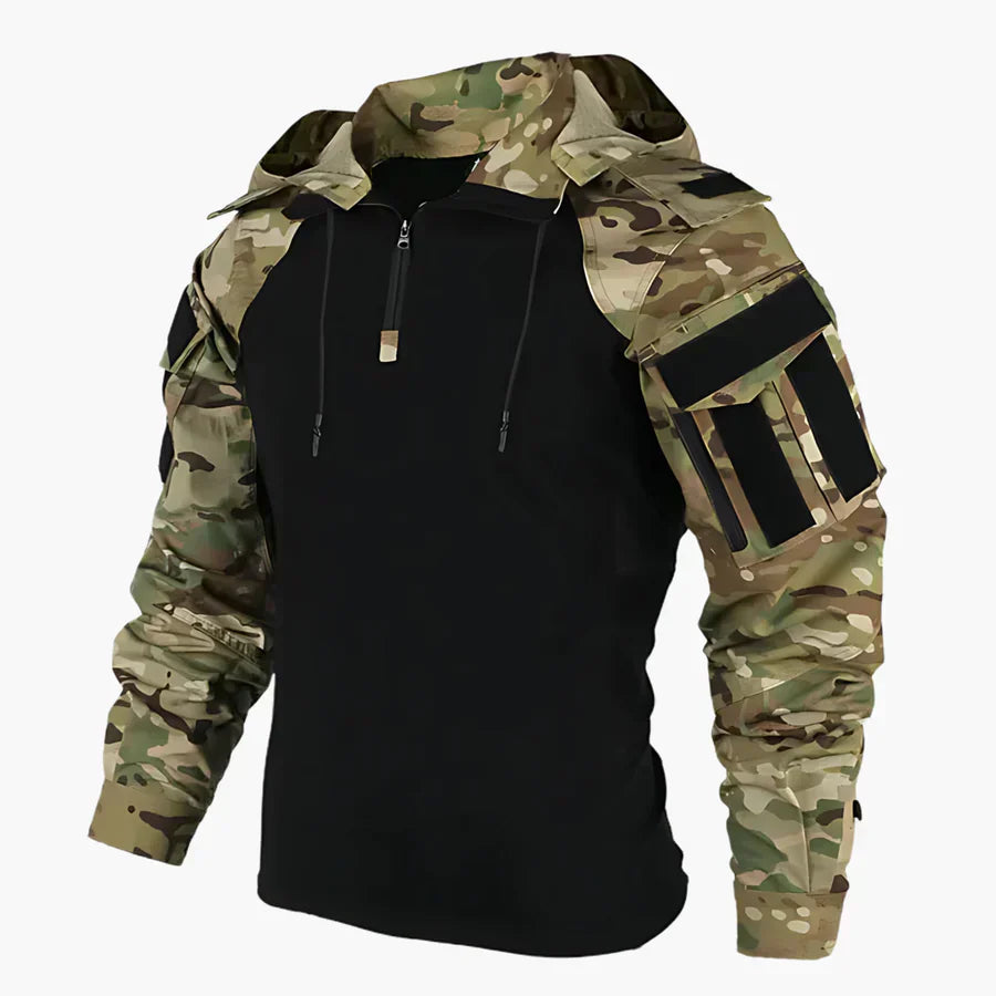 Utz Men's Tactical Jacket: Windproof, Water-Resistant, Breathable Outdoor Coat