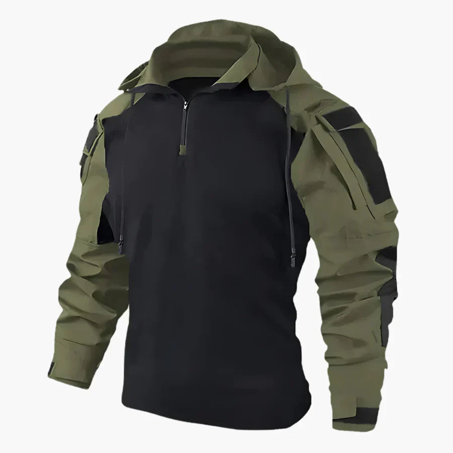 Utz Men's Tactical Jacket: Windproof, Water-Resistant, Breathable Outdoor Coat