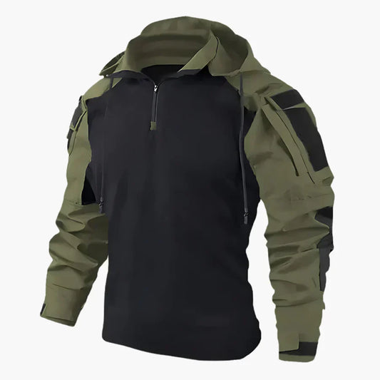 Utz Men's Tactical Jacket: Windproof, Water-Resistant, Breathable Outdoor Coat