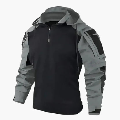 Utz Men's Tactical Jacket: Windproof, Water-Resistant, Breathable Outdoor Coat