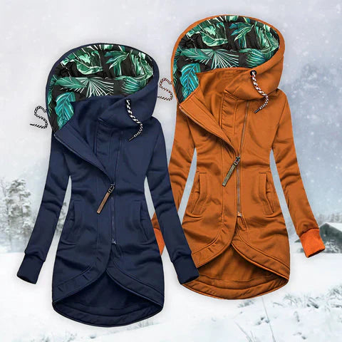 Veloria™ | Elegant Hooded Winter Coat