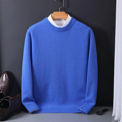 Noah™ Men's Geometric Crewneck Sweater - Soft, Stylish, Versatile Knitwear